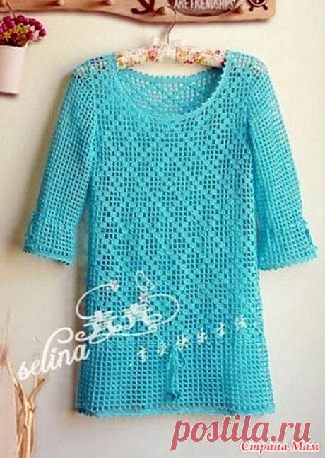 Туника и безрукавка одним узором. Крючок.. https://www.liveinternet.ru/