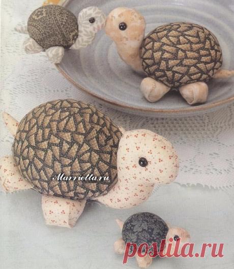 Шьем сами текстильную ЧЕРЕПАШКУ