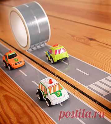 Декоративный скотч 'My First Autobahn'. Интернет-магазин подарков PichShop.ru