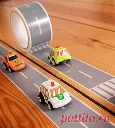 Декоративный скотч 'My First Autobahn'. Интернет-магазин подарков PichShop.ru