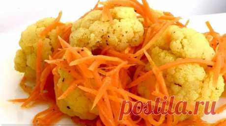 Очень вкусная маринованная цветная капуста по-корейски - Люблю готовить