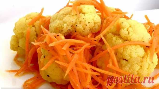 Очень вкусная маринованная цветная капуста по-корейски - Люблю готовить