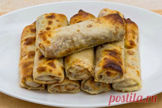 Как сделать очень вкусные блины с начинкой | Ваши любимые рецепты