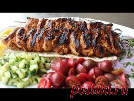 Turkish Chicken Kebabs - Easy Grilled Chicken Kebab Recipe - YouTube