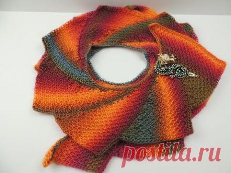 Crochet Tunecino: Bufanda Cola de Dragon