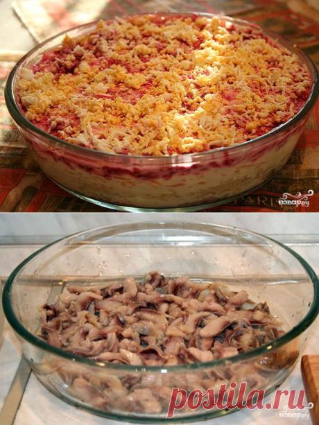 Сельдь под шубой - пошаговый кулинарный рецепт на Повар.ру