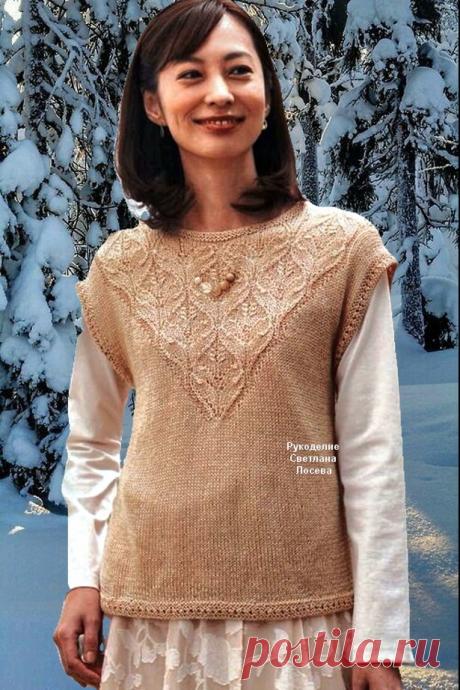 Вызов времени! Все носят жилеты - 8 разных моделей с описанием | Рукоделие Светлана Лосева Вязание | Дзен