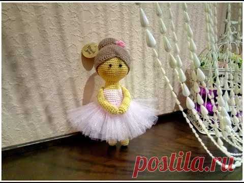 ♥♥ кукла-балерина ♥ игрушка крючком ♥♥