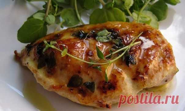 Куриное филе с медом и лимоном