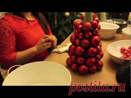 How To Make a Christmas Ornament Ball Tree