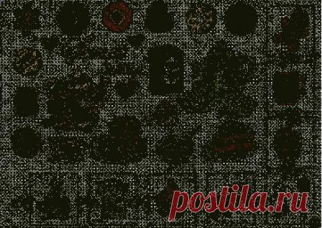 Украшаем кухню. Много схем. Вышивка крестом, схемы..