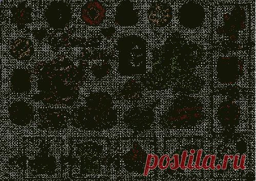 Украшаем кухню. Много схем. Вышивка крестом, схемы..