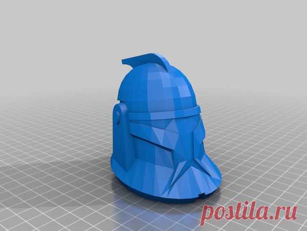 SW Clone 2 V2 Helmet by Jace1969 An old file from my Pepakura making days that I discovered in Pepakura Designer you can export to .OBJ and in 