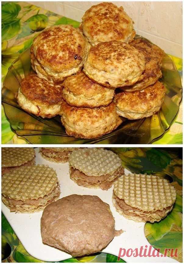 Вафельные котлетки