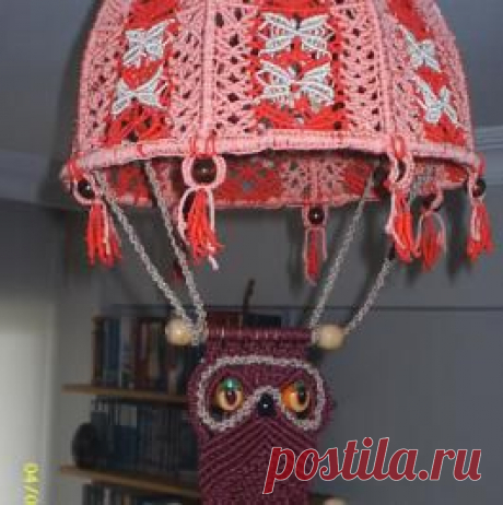 Плетём абажур техникой макраме. | Проза жизни