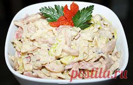 Салат из кальмаров с сыром и орехами - Простые рецепты Овкусе.ру