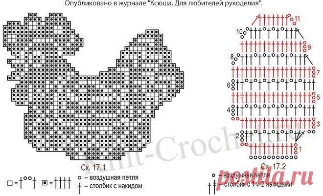 Вязаное панно 