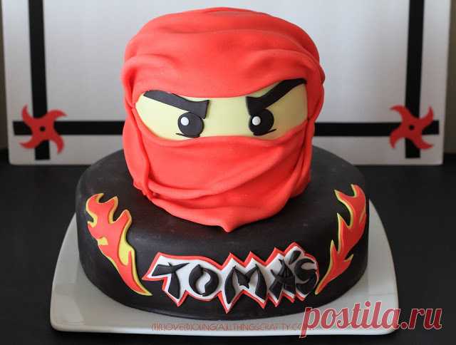 (I) (L)ove (D)oing (A)ll Things Crafty!: Ninjago Birthday Cake