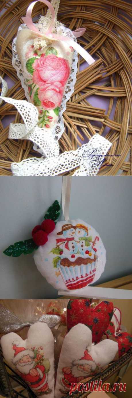 Декупаж на ткани - Ярмарка Мастеров - ручная работа, handmade