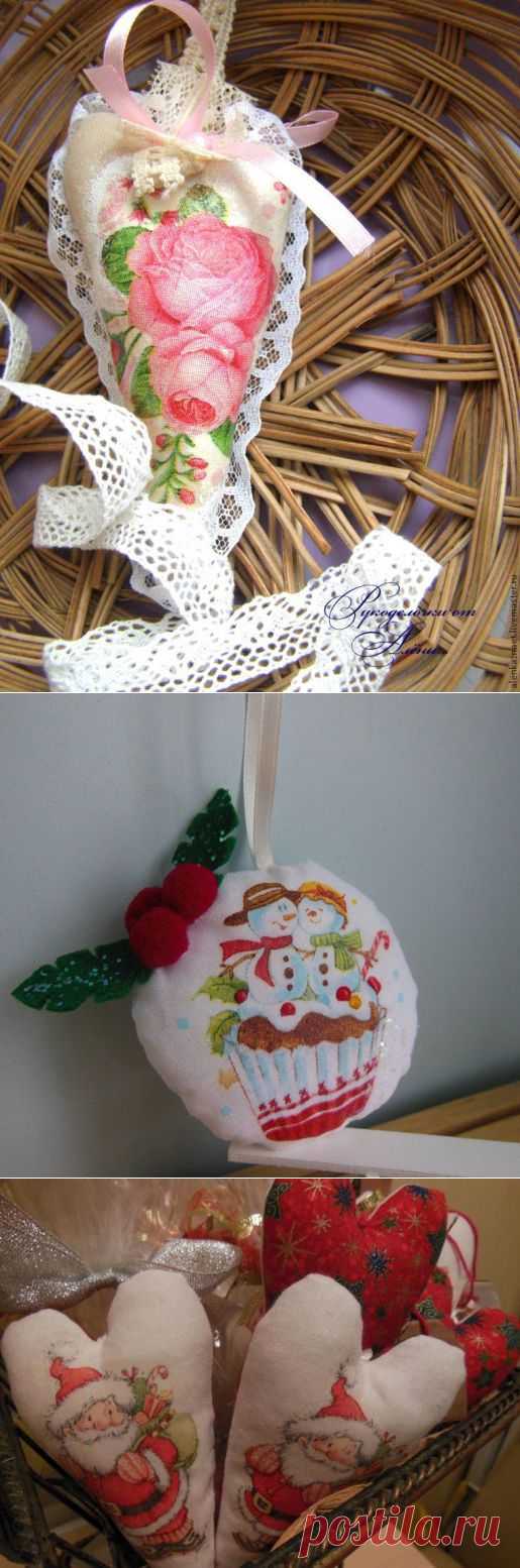Декупаж на ткани - Ярмарка Мастеров - ручная работа, handmade