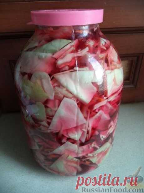 Рецепт: Квашеная капуста по-грузински на RussianFood.com