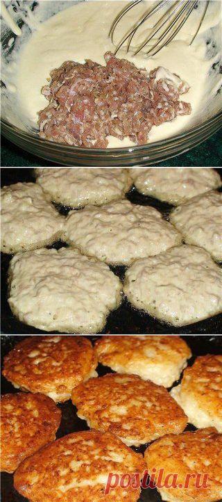 Быстрые "беляши" (или "ленивые пирожки") - быстро и вкусно!
