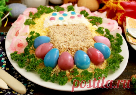Салаты на пасху 2019 - 16 простых и вкусных пошаговых рецептов