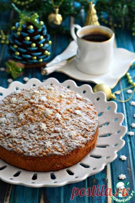 Пирог с ананасом и грецким орехом – кулинарный рецепт