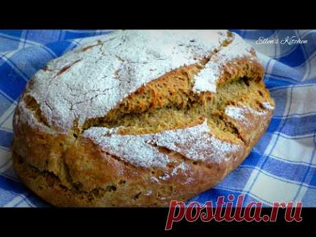 РЖАНОЙ ХЛЕБ на КЕФИРЕ БЕЗ ДРОЖЖЕЙ! Быстрый и Простой РЕЦЕПТ Хлеба в Духовке!