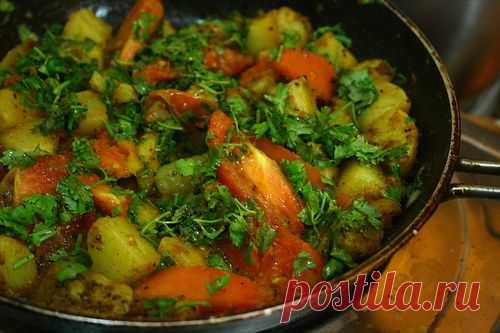 Картофель по-бомбейски за 30 минут | Четыре вкуса
