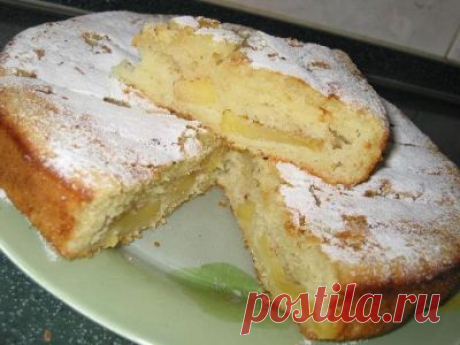 Яблочный пирог на кефире