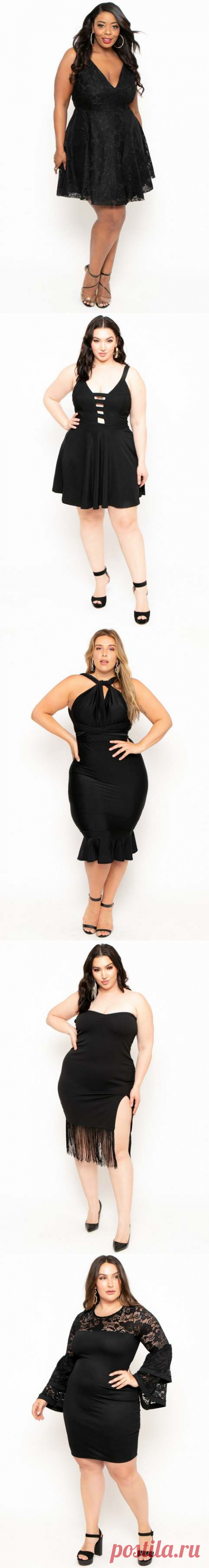 Платья для полных девушек американского бренда Curvy Sense лето 2019 (60 фото)