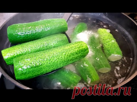 Кидаю огурцы в Кипящую воду 🥒🌶 Результат Вас точно удивит! Новый Китайский трюк