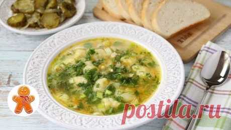 Быстрый Куриный Суп с Манными Клецками