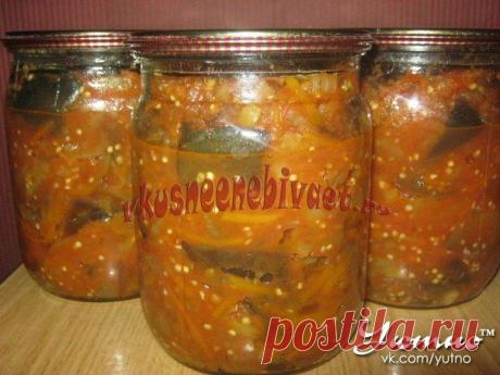 Консервированные баклажаны в томате &quot;Лето в банку&quot;