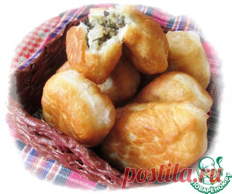 Постные пряженые пирожки - кулинарный рецепт