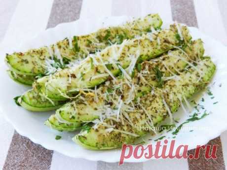 ​Кабачки, запеченные в духовке с сыром