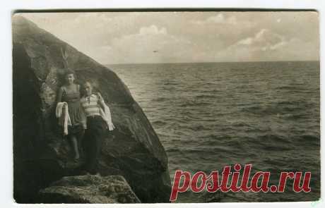 Фото 1920е Крым "Алупка, Рыбачья Пристань " ф. Л. Попов (торги завершены #176709880)
