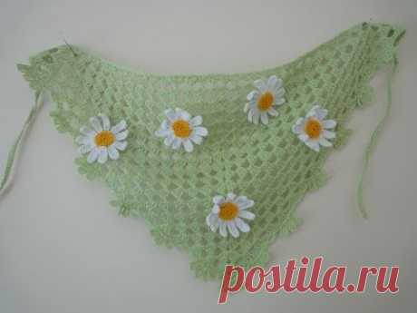 Косынка "РОМАШКА"  KERCHIEF Crochet