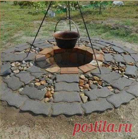 Очаг для дачи или частного дома