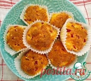 Маффины с колбасой - кулинарный рецепт