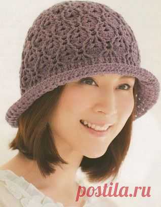 Коричневая шляпа крючком | Все о рукоделии: схемы, мастер классы, идеи на сайте labhousehold.com