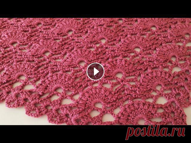 ШИКАРНАЯ ШАЛЬ КРЮЧКОМ. Вязание крючком / HOW TO CROCHET AMAZING SHAWLРада приветствовать вас на своем канале.В данном видео мы с вами свяжем очень кра...