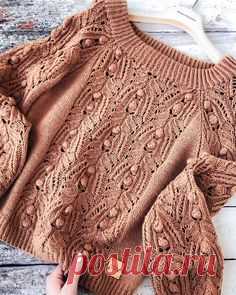 Авторские Схемы по Вязанию on Instagram: “В Описании к #sweater_toffee будет видео-урок по вязанию шишечек💫Но мне бы хотелось поделиться основными моментами со всеми вами❤️ Способов…”