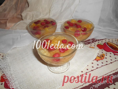 Чайное желе с фруктами пошагово - Быстрые десерты от 1001 ЕДА вкусные рецепты с фото!