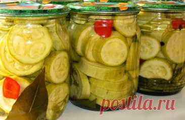 Кабачки на зиму — Домашняя кулинария