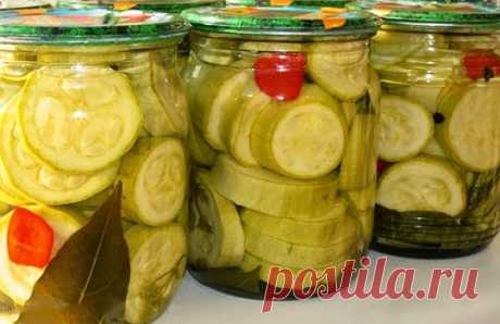 Кабачки на зиму — Домашняя кулинария