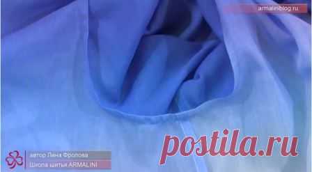 Как применить двойной выворотный (французский) шов для втачивания рукава