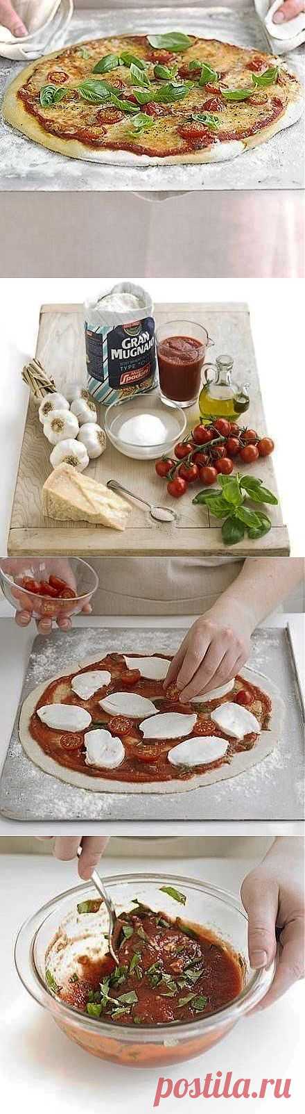 Как приготовить блюдо "классическая пицца маргарита" - рецепт, ингридиенты и фотографии | sloosh