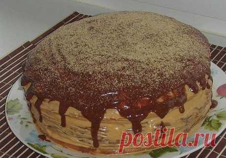 ТОРТ "МИШУТКА" 
Какой же он вкусненький
ИНГРЕДИЕНТЫ:
Тесто:
● 1 банка сгущёнки-350 гр.
● 300 гр. сметаны,
● 1 ч.л. соды,
● 3 яйца,
● 2 стол.л. какао
● 300 гр. муки

ПРИГОТОВЛЕНИЕ:
1.Сгущёнка+яйца,сметана,хорошо взбить+сода и мука.Разделить на 2 равных части.В одну добавить какао.
2.Испечь 2 коржа,остудить.Аккуратно ножом разрезать на 2 части.
Крем:
● 200 гр. слив. масла,
● 1 банка сгущёнки(вар.),
● щепотка ванилина.
Хорошо взбить.
3.Коржи пропитать,смазать кремом.Сложить т...